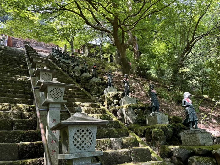 大山阿夫利　大山寺　石段