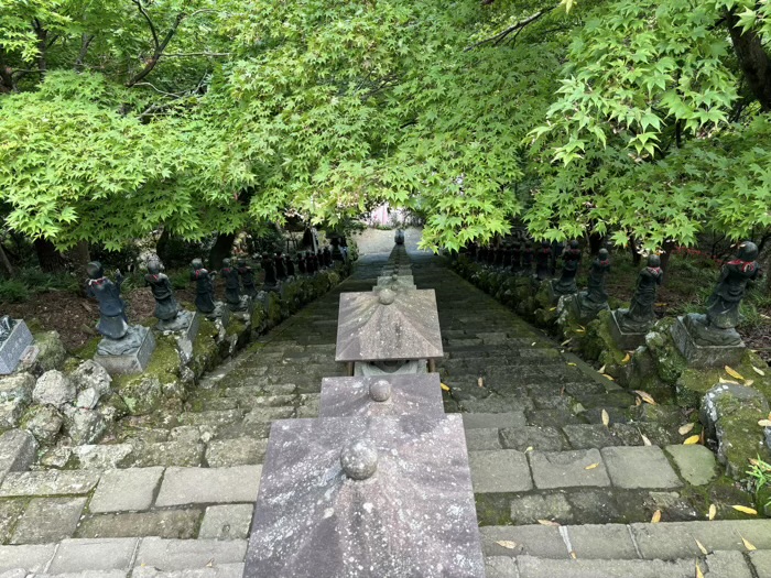 大山阿夫利　大山寺　石段