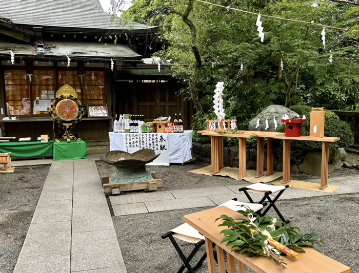 鎌倉　荏柄天神社　絵筆塚祭