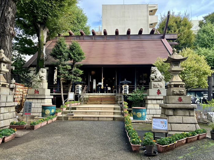 東京　杉並　高円寺氷川神社（気象神社）　社殿