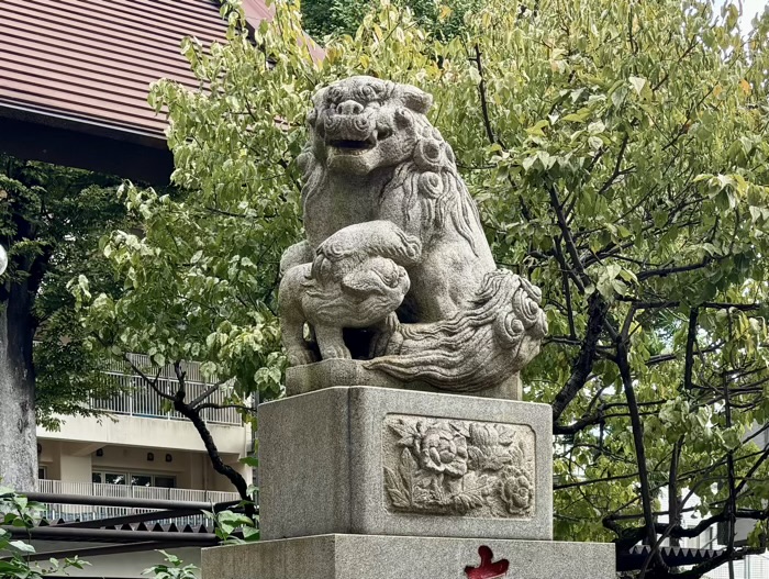 東京　杉並　高円寺氷川神社（気象神社）　狛犬