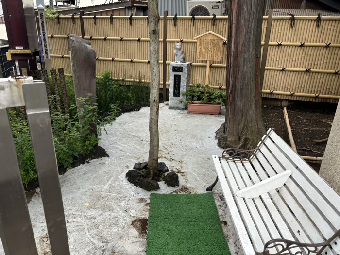 東京　杉並　高円寺氷川神社（気象神社）　ミケさん