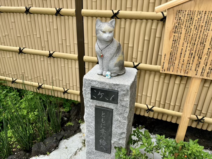 東京　杉並　高円寺氷川神社（気象神社）　ミケさん