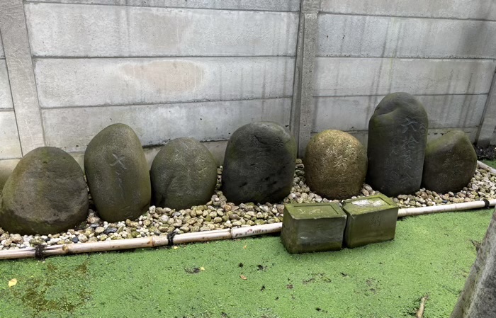 東京　杉並　高円寺氷川神社（気象神社）　力石