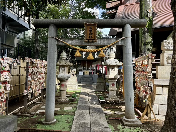 東京　杉並　高円寺氷川神社　気象神社