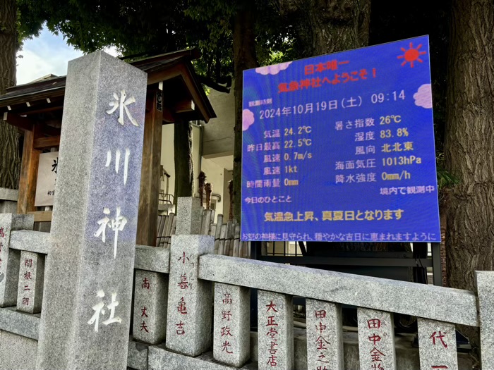 東京　杉並　高円寺氷川神社（気象神社）