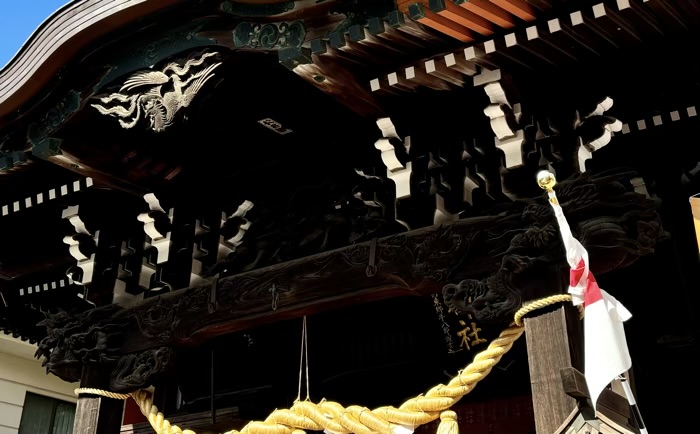 神奈川　川崎　溝口神社　社殿