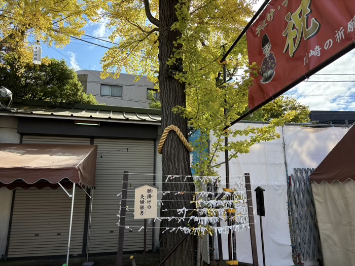 神奈川　川崎　溝口神社　駐車場