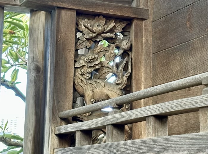 横浜市中央卸売市場　伏見市場稲荷大神　社殿