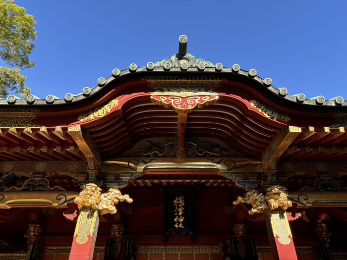 文京区　東京十社　根津神社　拝殿