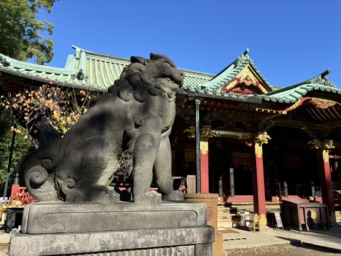 文京区　東京十社　根津神社　拝殿