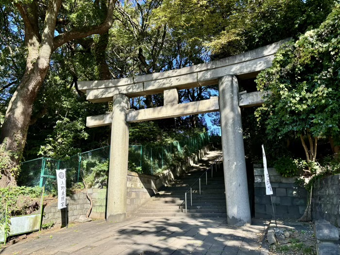 東京　上野東照宮　鳥居