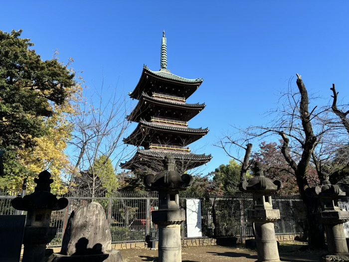 東京　上野東照宮　五重塔