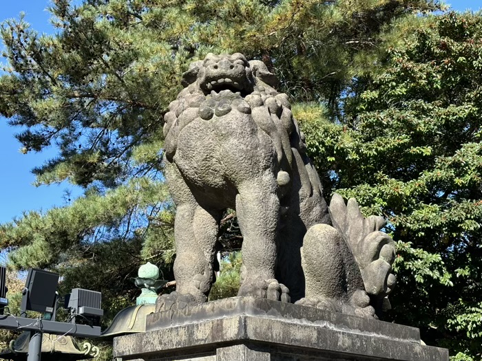 東京　上野東照宮　狛犬