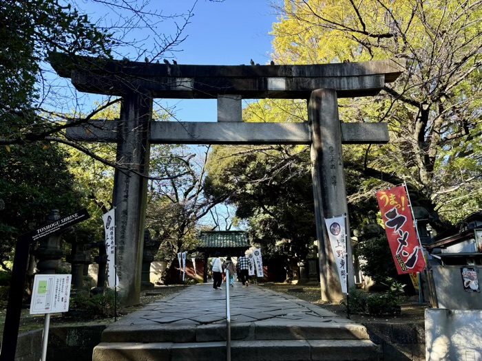 東京　上野東照宮　大鳥居