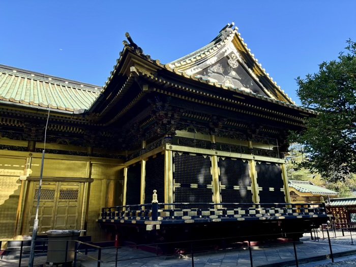 東京　上野東照宮　金色殿（社殿）