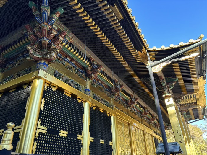 東京　上野東照宮　金色殿（社殿）