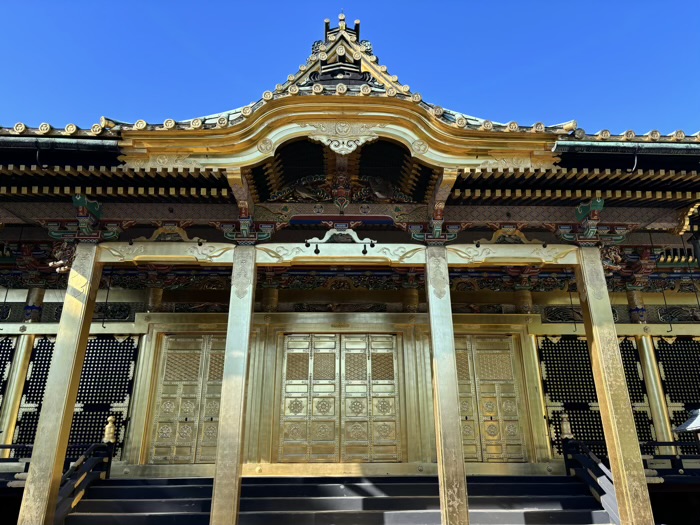 東京　上野東照宮　金色殿（社殿）