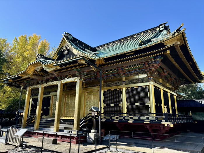 東京　上野東照宮　金色殿（社殿）