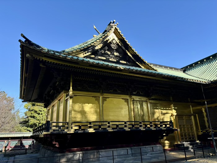 東京　上野東照宮　金色殿（社殿）