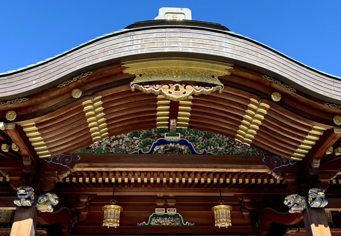 東京　文京区　湯島天満宮　社殿