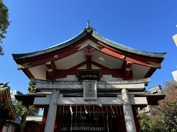 東京　神田明神（神田神社）境内社　太田市場江戸神社