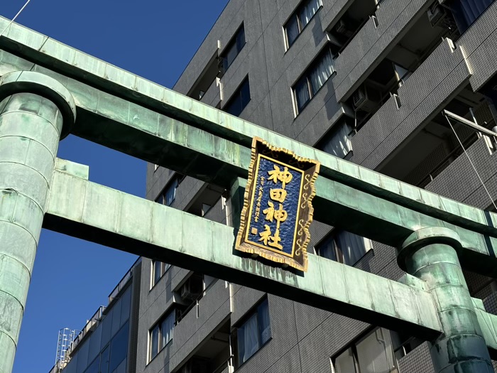 東京　千代田区　神田明神（神田神社）　表参道の鳥居