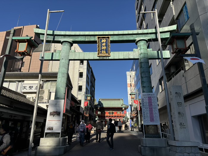 東京　千代田区　神田明神（神田神社）　表参道の鳥居