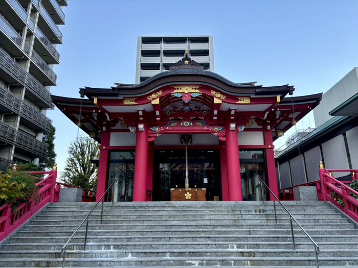 東京　新宿　成子天神社　社殿