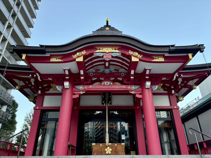 東京　新宿　成子天神社　社殿