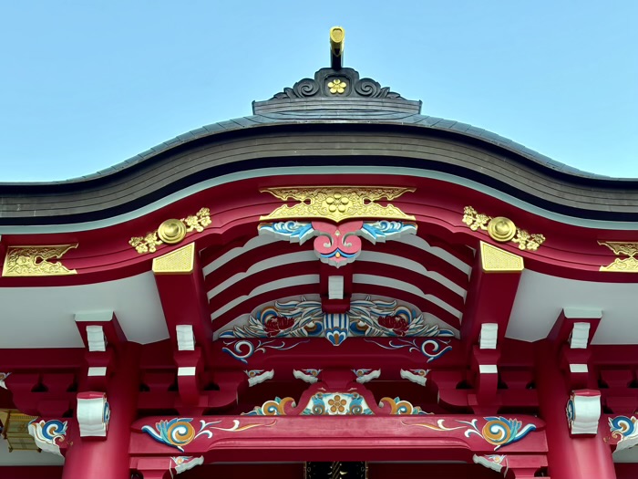 東京　新宿　成子天神社　社殿