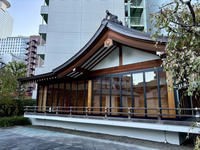 東京　新宿　成子天神社　神楽殿