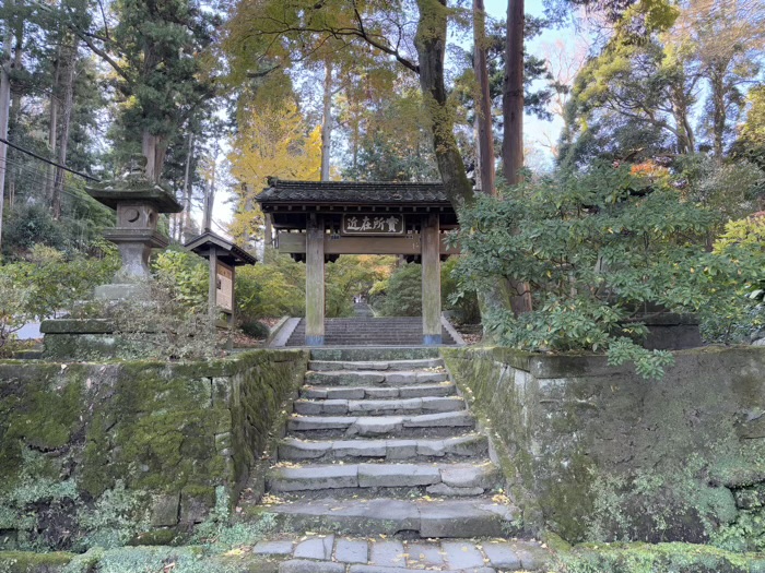 北鎌倉　浄智寺　山門（総門）