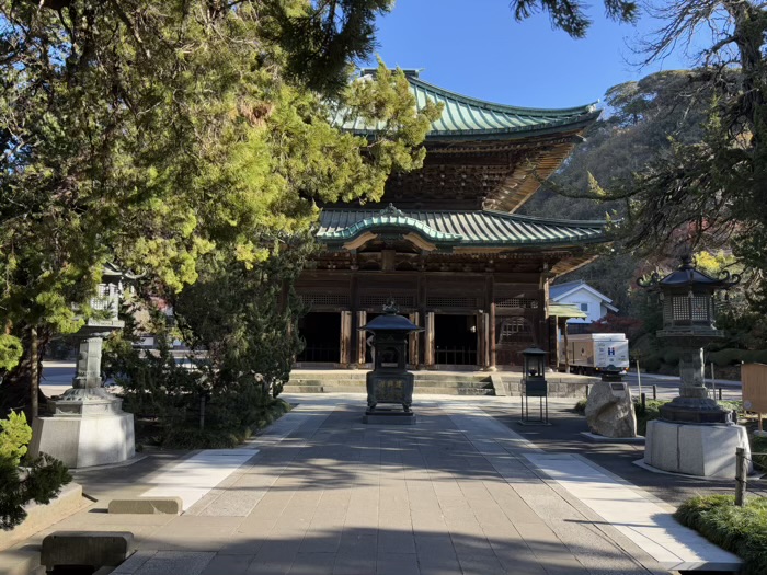 北鎌倉　建長寺　柏槇の庭