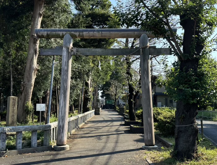 大和　深見神社　鳥居