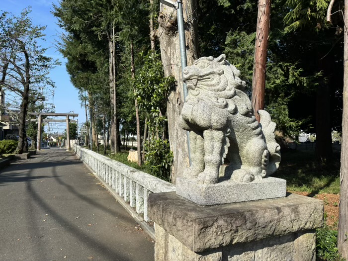 大和　深見神社　参道