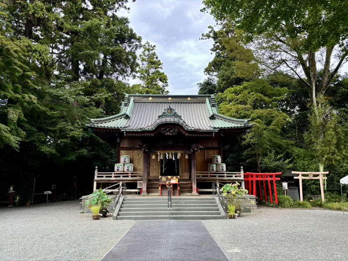 秦野　白笹稲荷神社　社殿