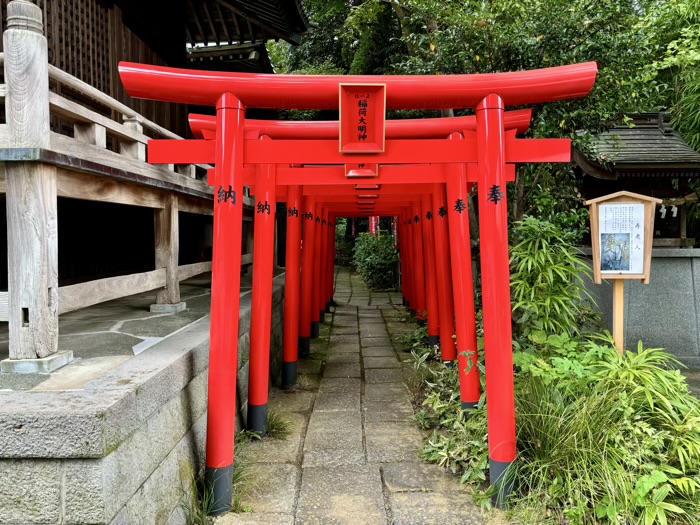 秦野　白笹稲荷神社　千本鳥居・東末社・狐塚