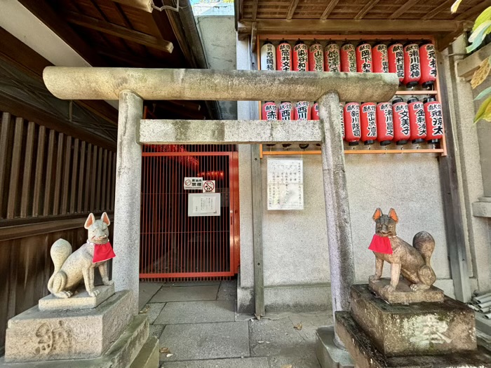 上野　花園稲荷神社　穴稲荷（穴屈稲荷）