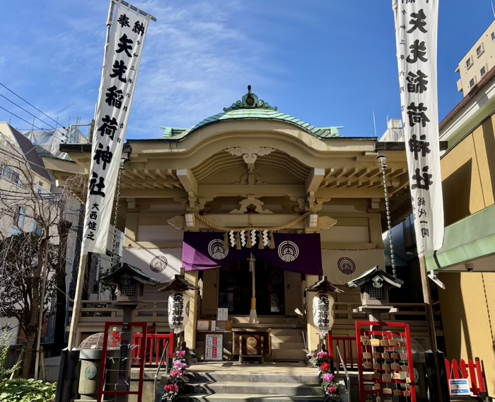 浅草　矢先稲荷神社　社殿