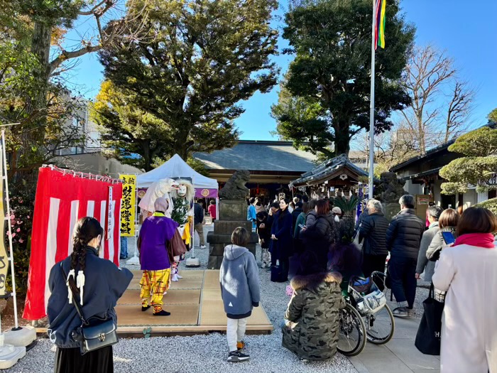 品川　蛇窪神社　吉福社中