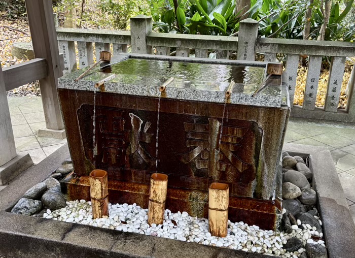 秦野　曾屋神社　手水舎