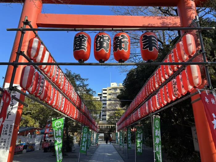 川崎　稲毛神社　有名人慈善絵馬展