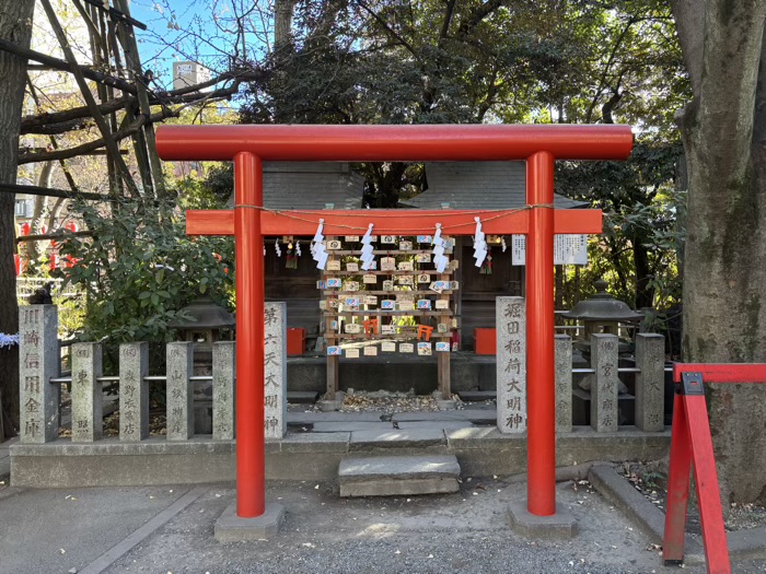 川崎　稲毛神社　堀田稲荷神社・第六天神社