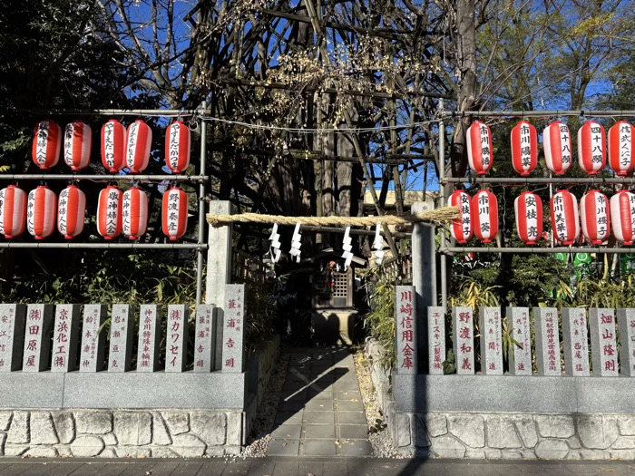 川崎　稲毛神社　御神木大銀杏と十二支めぐり