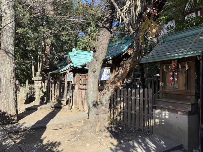 川崎　稲毛神社　浅間神社・佐々木神社・白山神社・川崎天満社