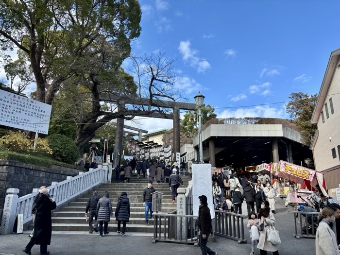 横浜　伊勢山皇大神宮　お正月