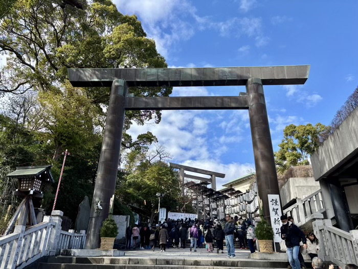 横浜　伊勢山皇大神宮　お正月