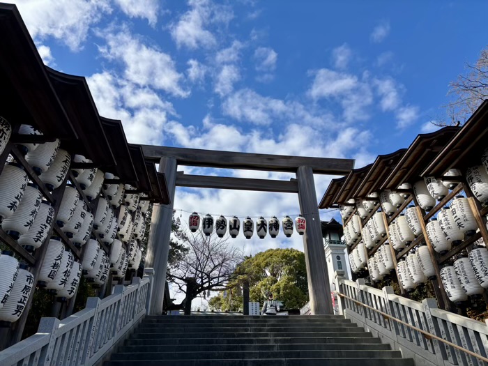 横浜　伊勢山皇大神宮　お正月