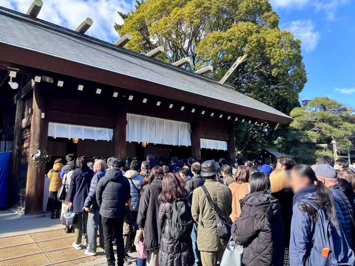 横浜　伊勢山皇大神宮　お正月